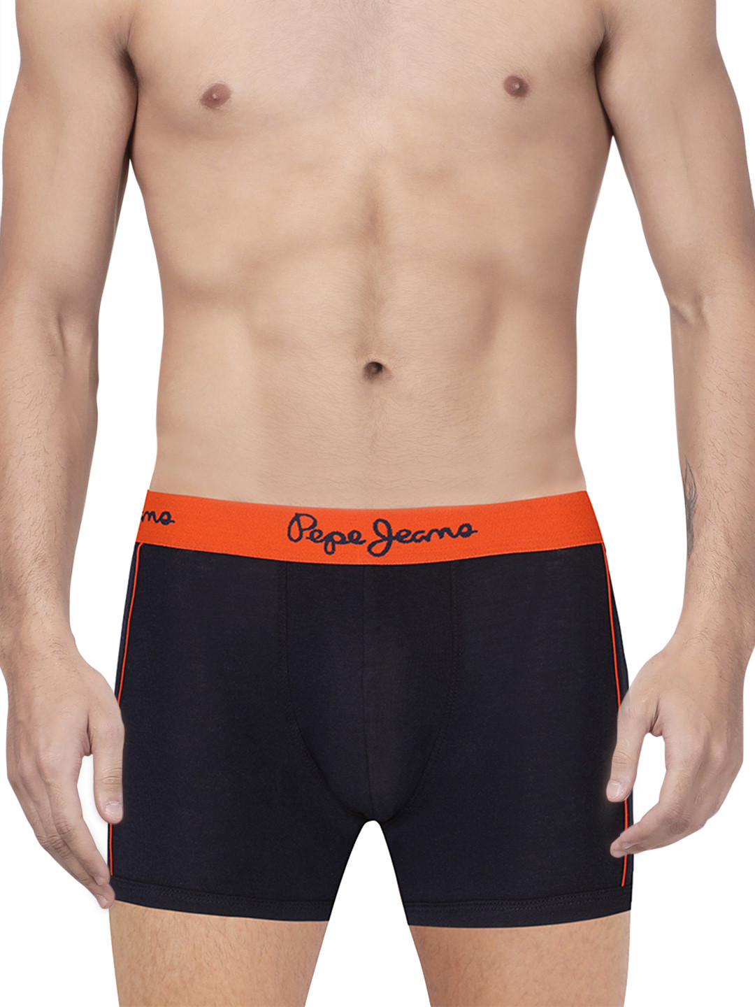

Pepe Jeans Men Navy Blue Solid Trunks 8904311301936