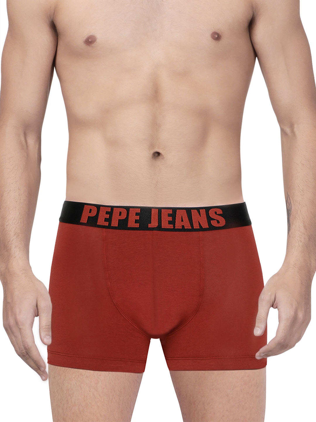

Pepe Jeans Men Maroon Solid Trunks 8904311304036
