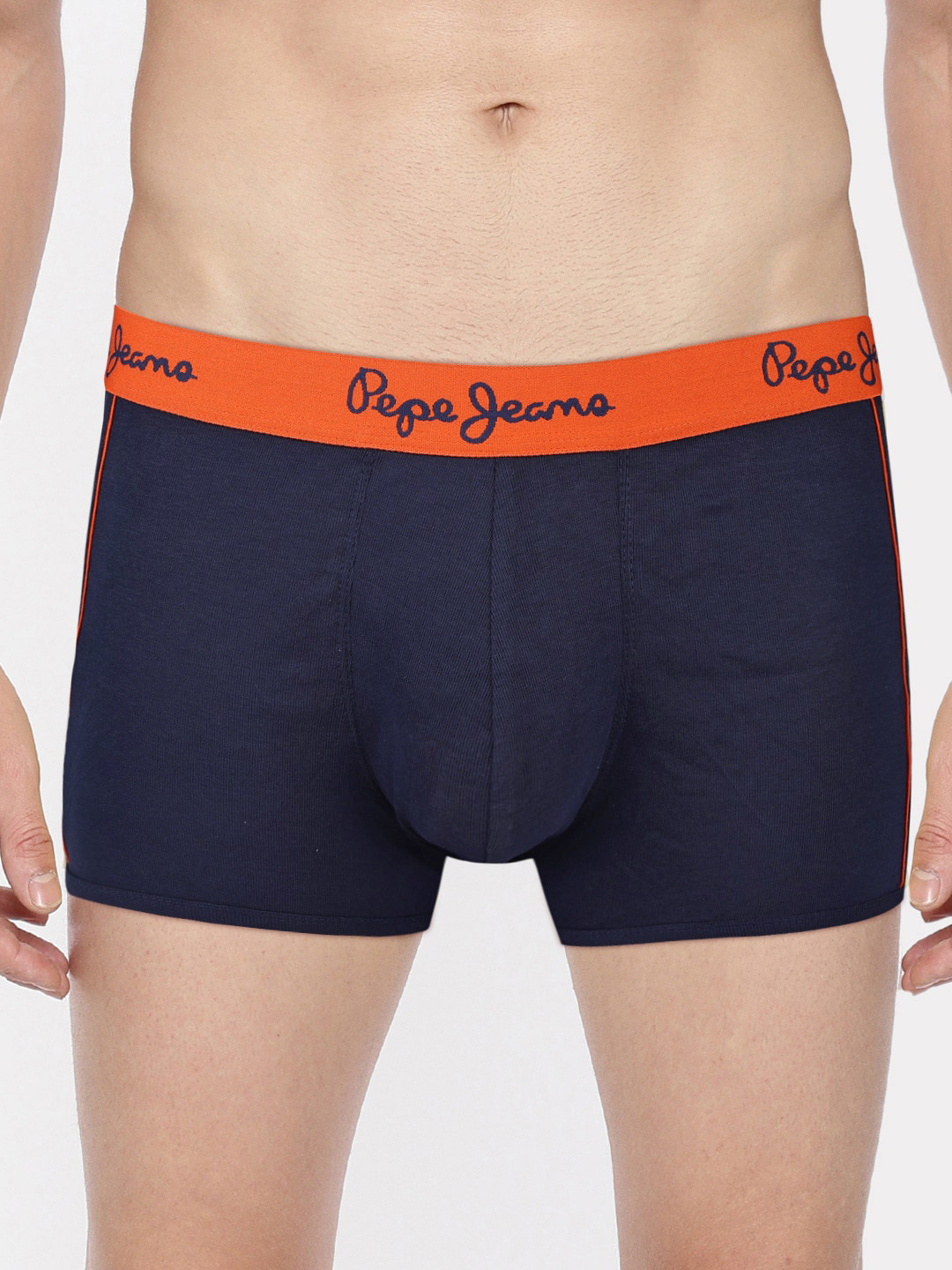 

Pepe Jeans Men Navy Blue Solid Trunks 8904311301943