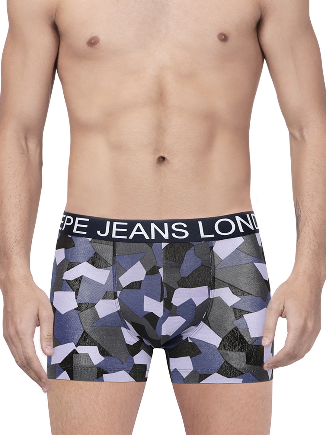 

Pepe Jeans Men Multicoloured Printed Trend Trunk 8904311304487, Multi