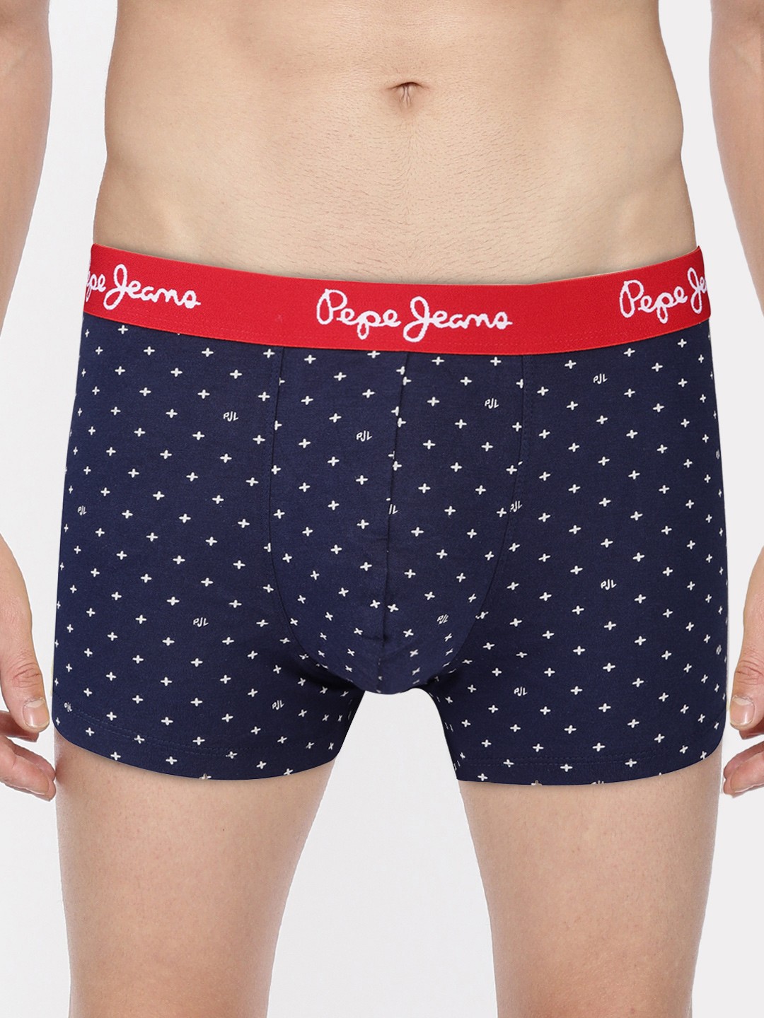 

Pepe Jeans Men Navy Blue Printed Trunks 8904311302063