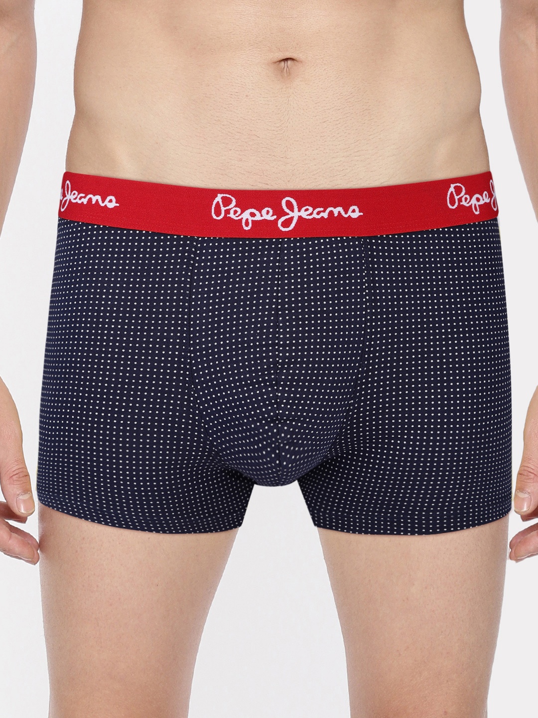 

Pepe Jeans Men Navy Blue Printed Trunks 8904311302148