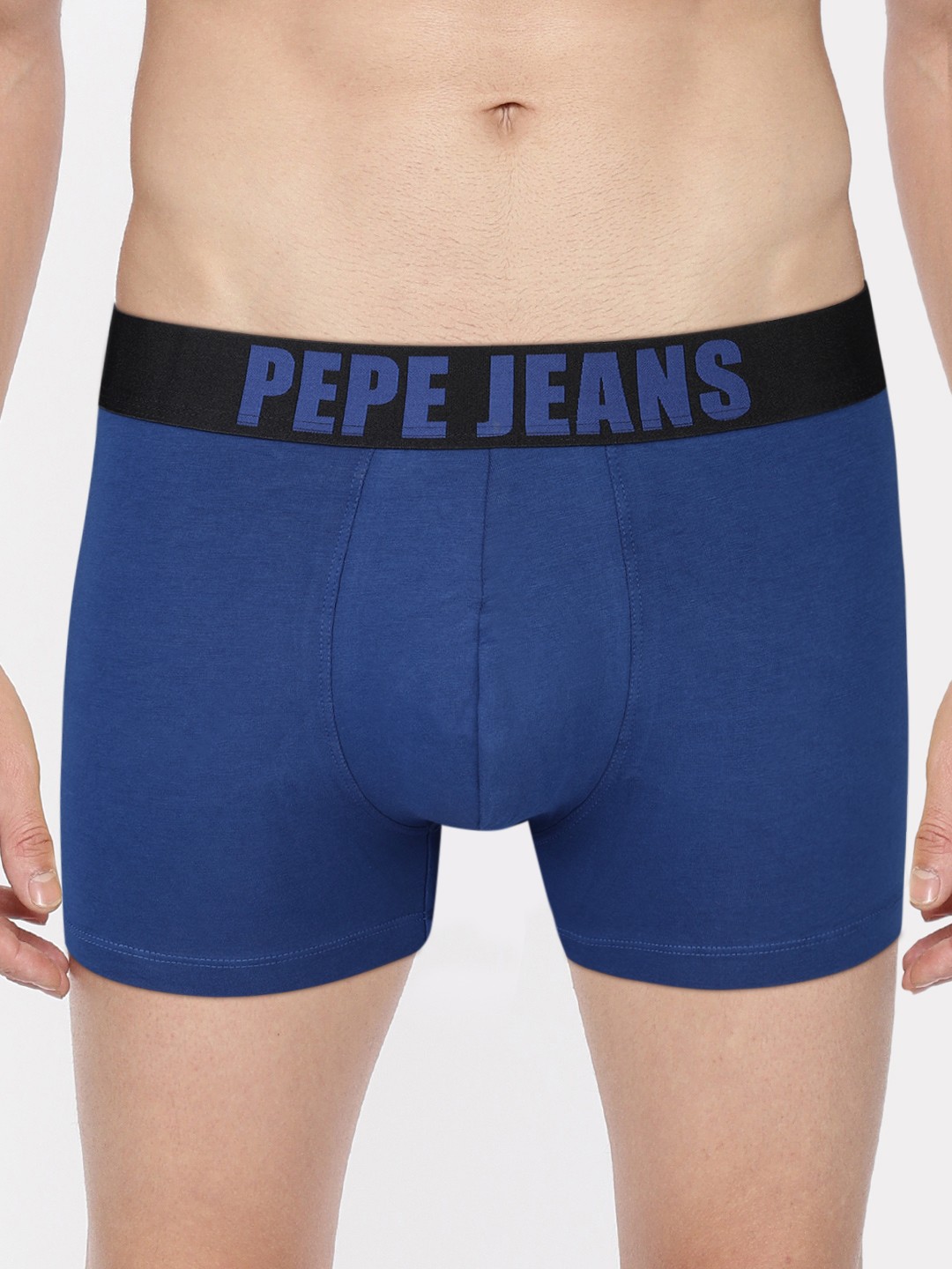 

Pepe Jeans Men Blue Solid Trunks 200