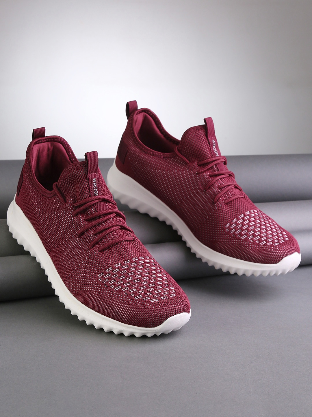 

WROGN Men Maroon Sneakers