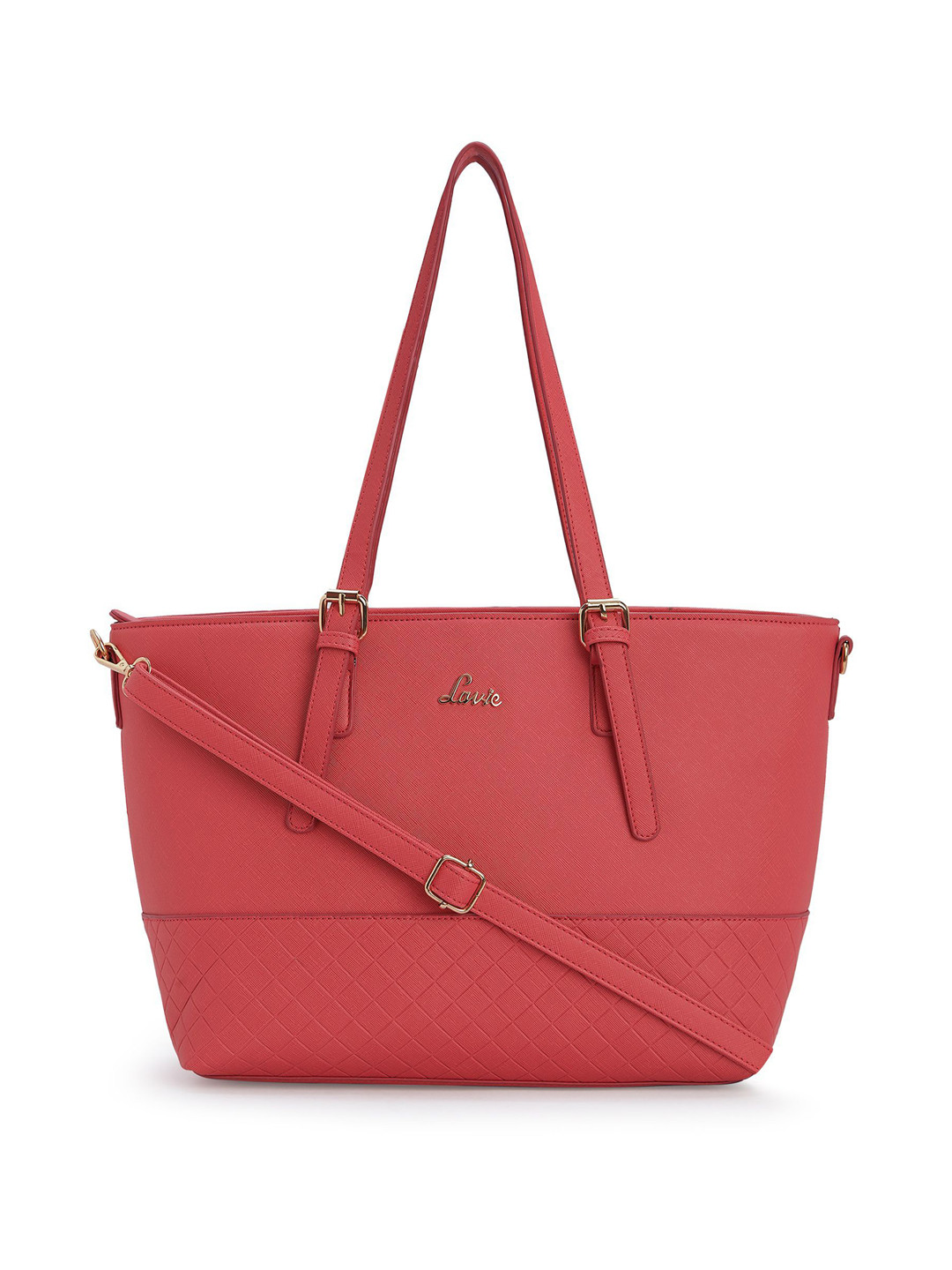 

Lavie Pink Solid Shoulder Bag