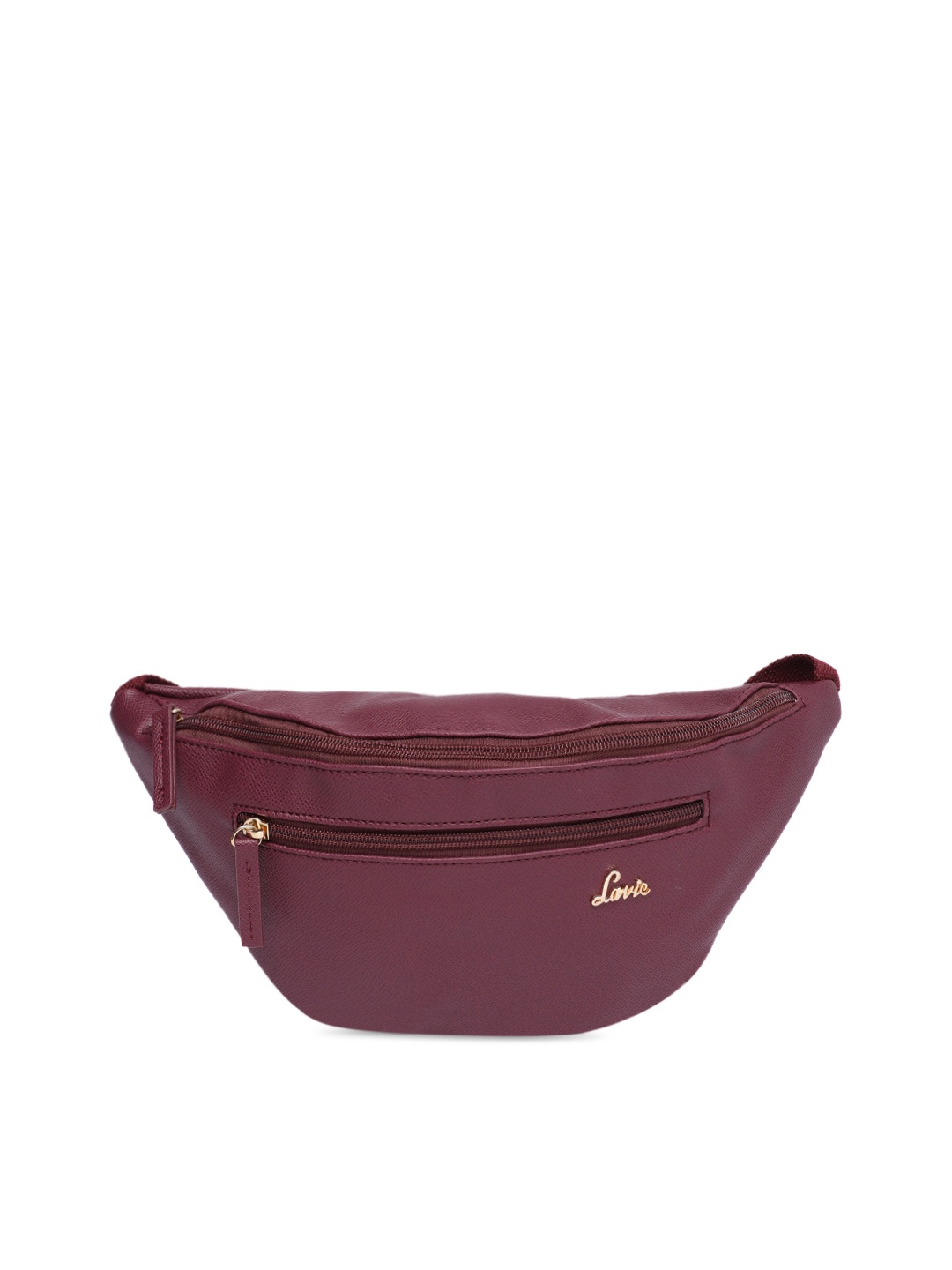 

Lavie Women Burgundy Solid Waist Pouch