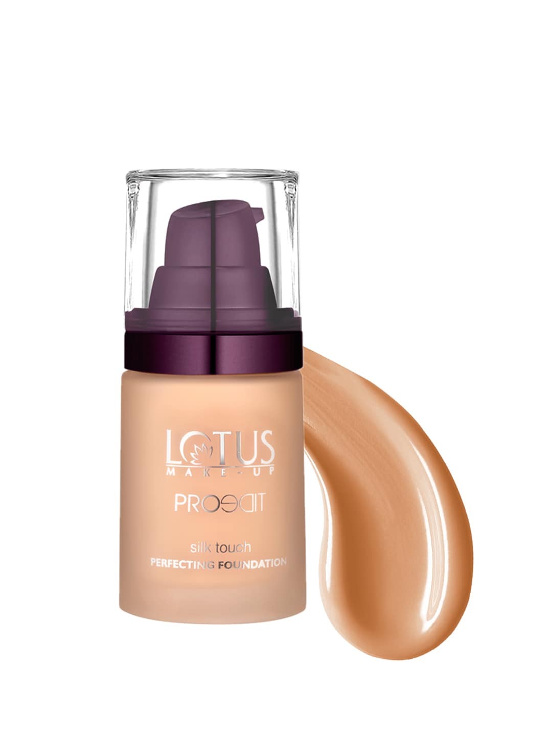 

Lotus Herbals Sustainable Make-Up Proedit Silk Touch Perfecting Foundation - Almond SF04 30ml, Beige