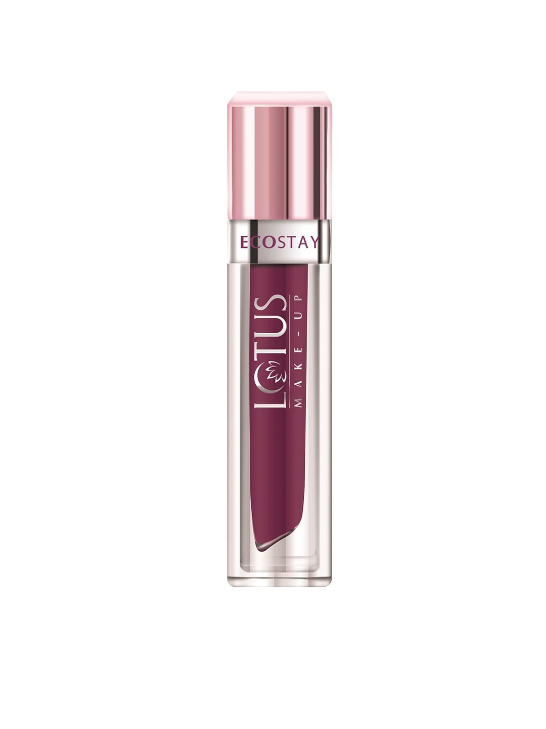 

Lotus Herbals Sustainable Make-Up Ecostay Matte Lip Lacquer - Plum Berry EL06 4gm, Burgundy