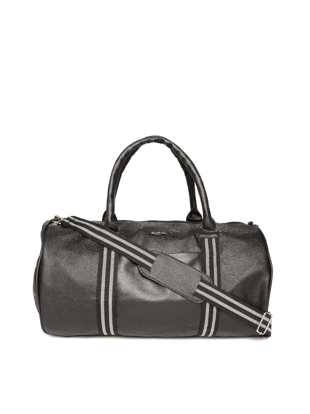 

BAD HABIT Unisex Black Duffel Bag