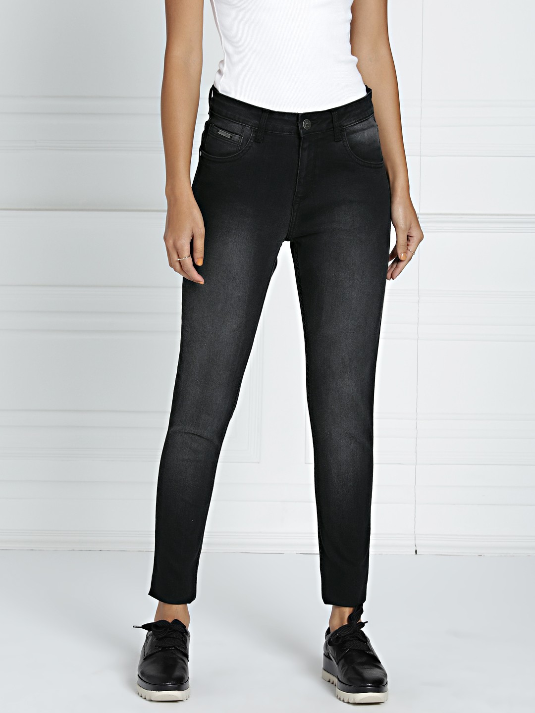 

all about you Women Black Skinny Fit Stretchable Jeans