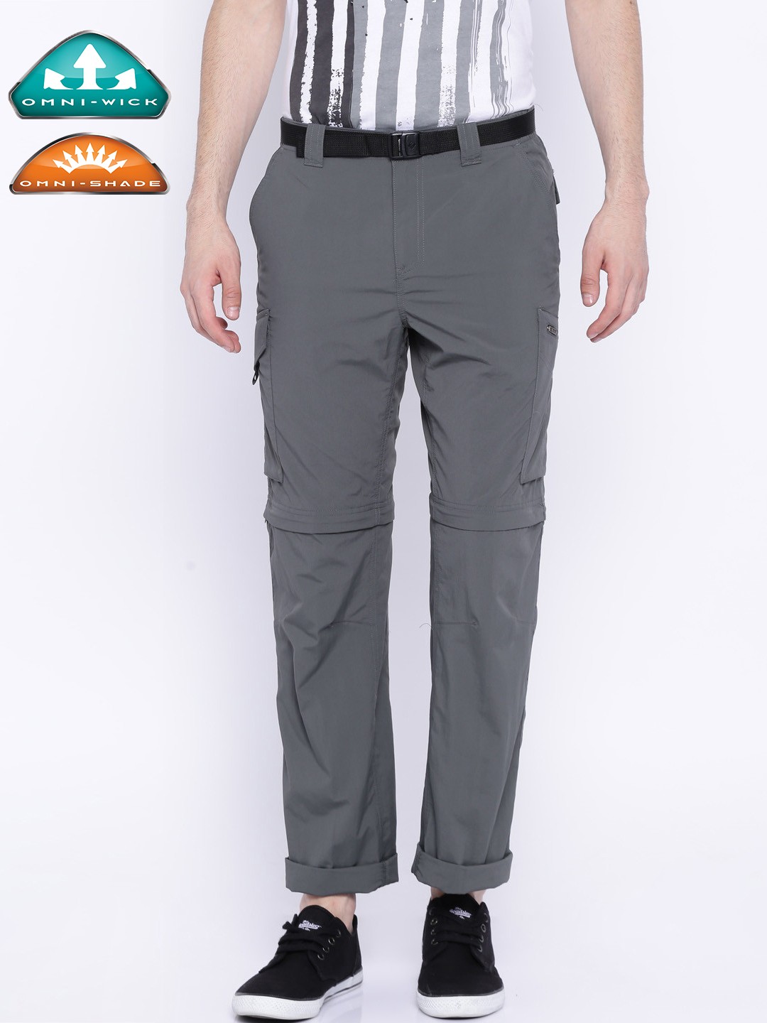 

Columbia Grey Silver Ridge Outdoor Covertable Track Pants