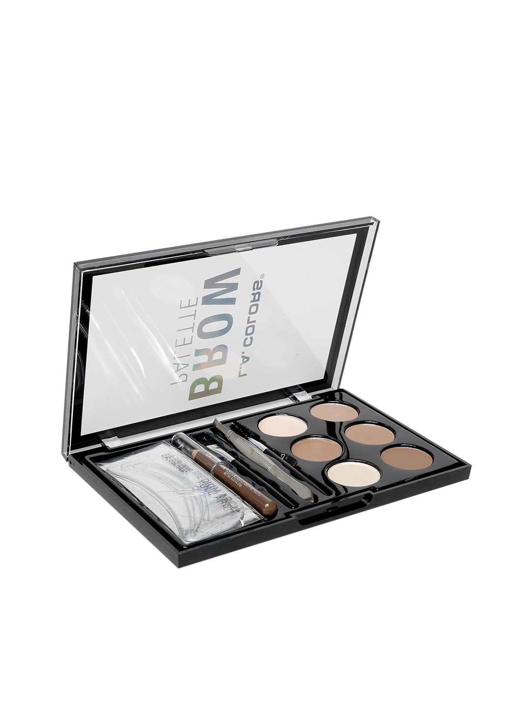 

L.A colors 13 Piece Brow Palette, Brown