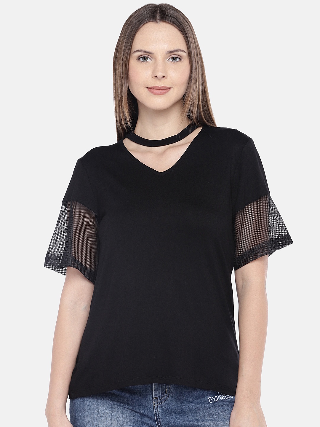 

Globus Women Black Solid Top