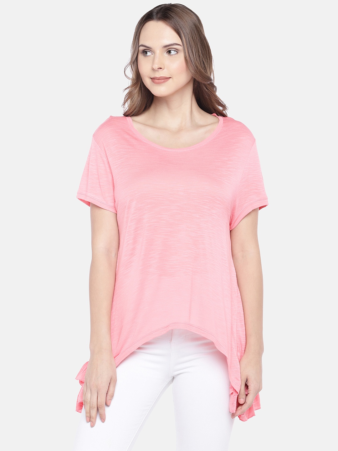 

Globus Women Pink Solid Top