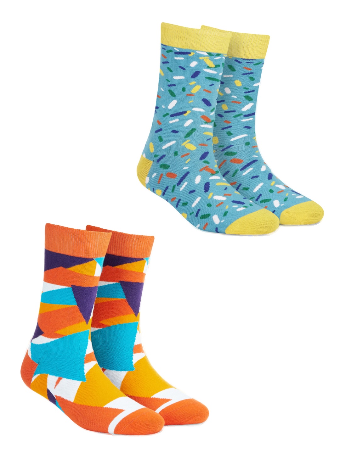 

Dynamocks Unisex Pack of 2 Calf-Length Socks, Multi