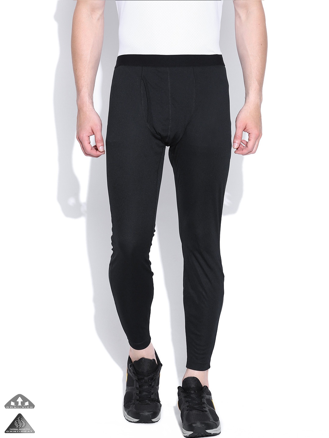 

Columbia Black Midweight II Stretchable Winter Baselayer Tights