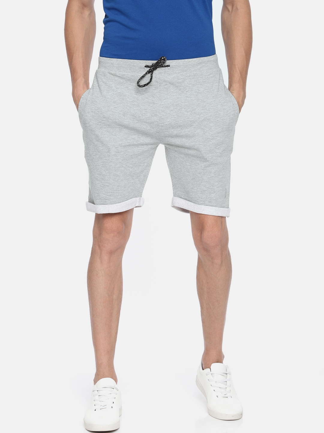 

Pepe Jeans Men Grey Solid Shorts