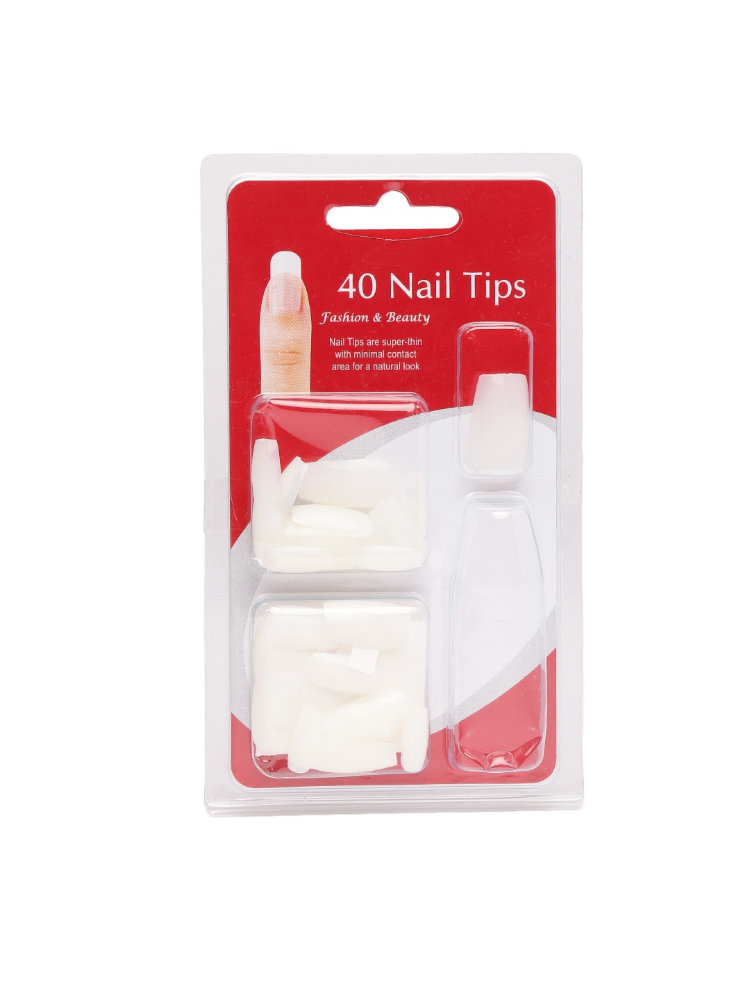 

Miss Claire 40 Nail Tips, White