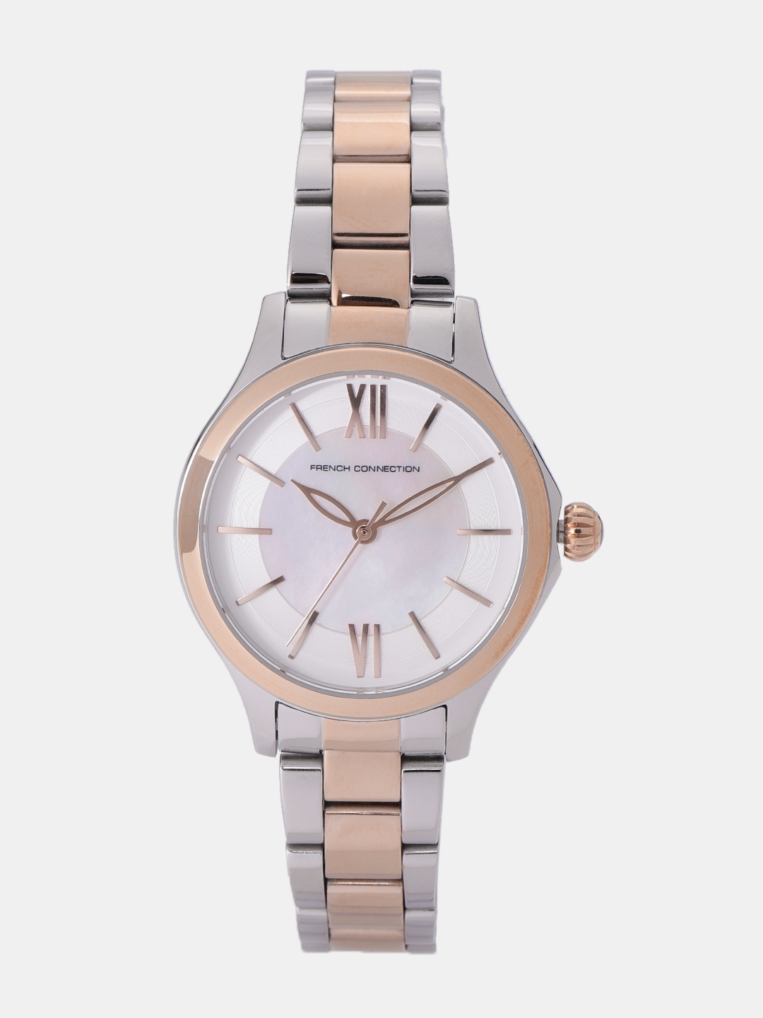 

French Connection Women White Analogue Watch FCS1009SRGM