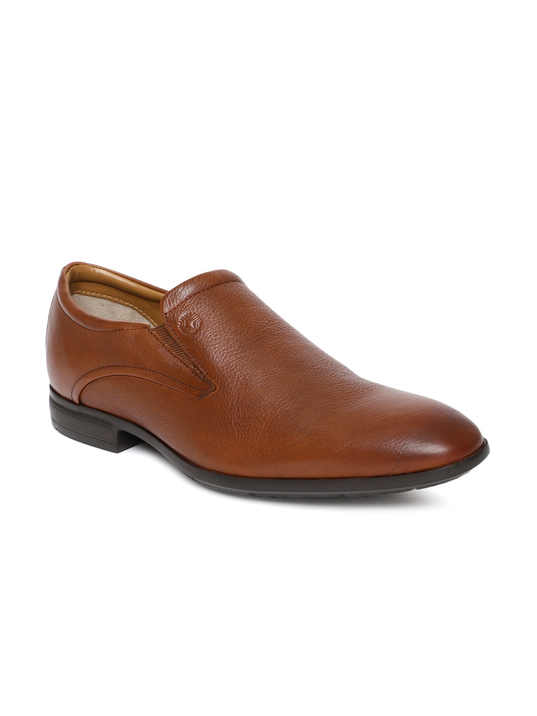 

Ruosh Men Tan Brown CAMEROON Formal Leather Slip-on Shoes