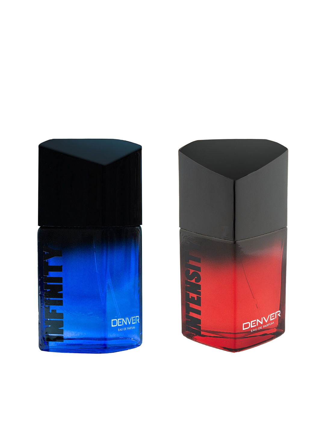 

Denver Men Set of 2 Eau de Parfum - Infinity + Intensity - 60ml each, Black