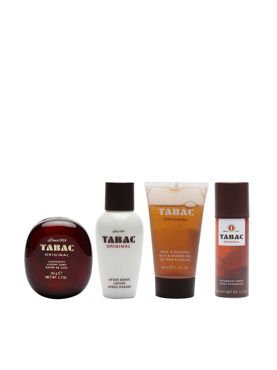 

Tabac Men Original Quattro Gift Set, Brown