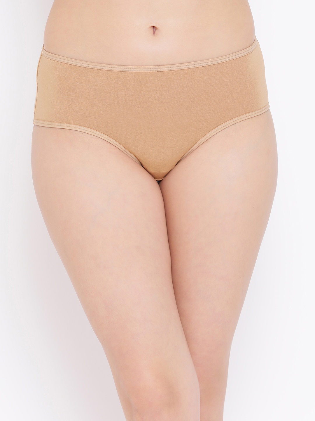 

Clovia Women Teen Mid-Waist Cotton Hipster Briefs PB0004P24XS, Nude