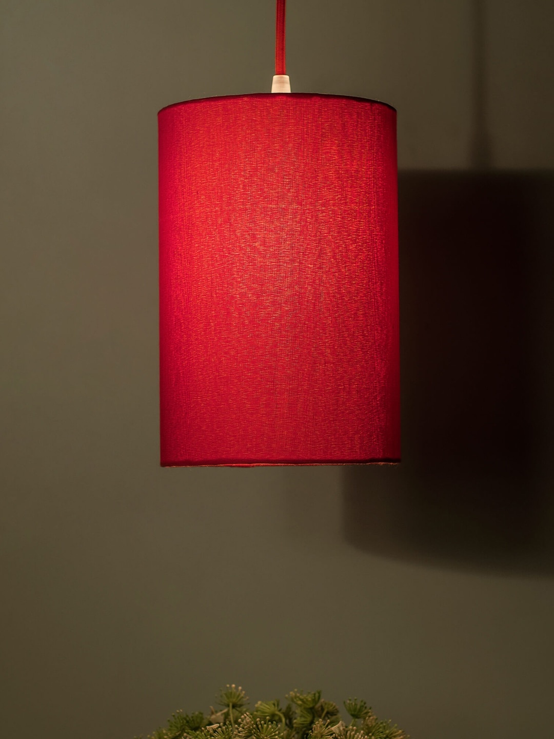 

Homesake Red Solid Handcrafted Ceiling Lamp