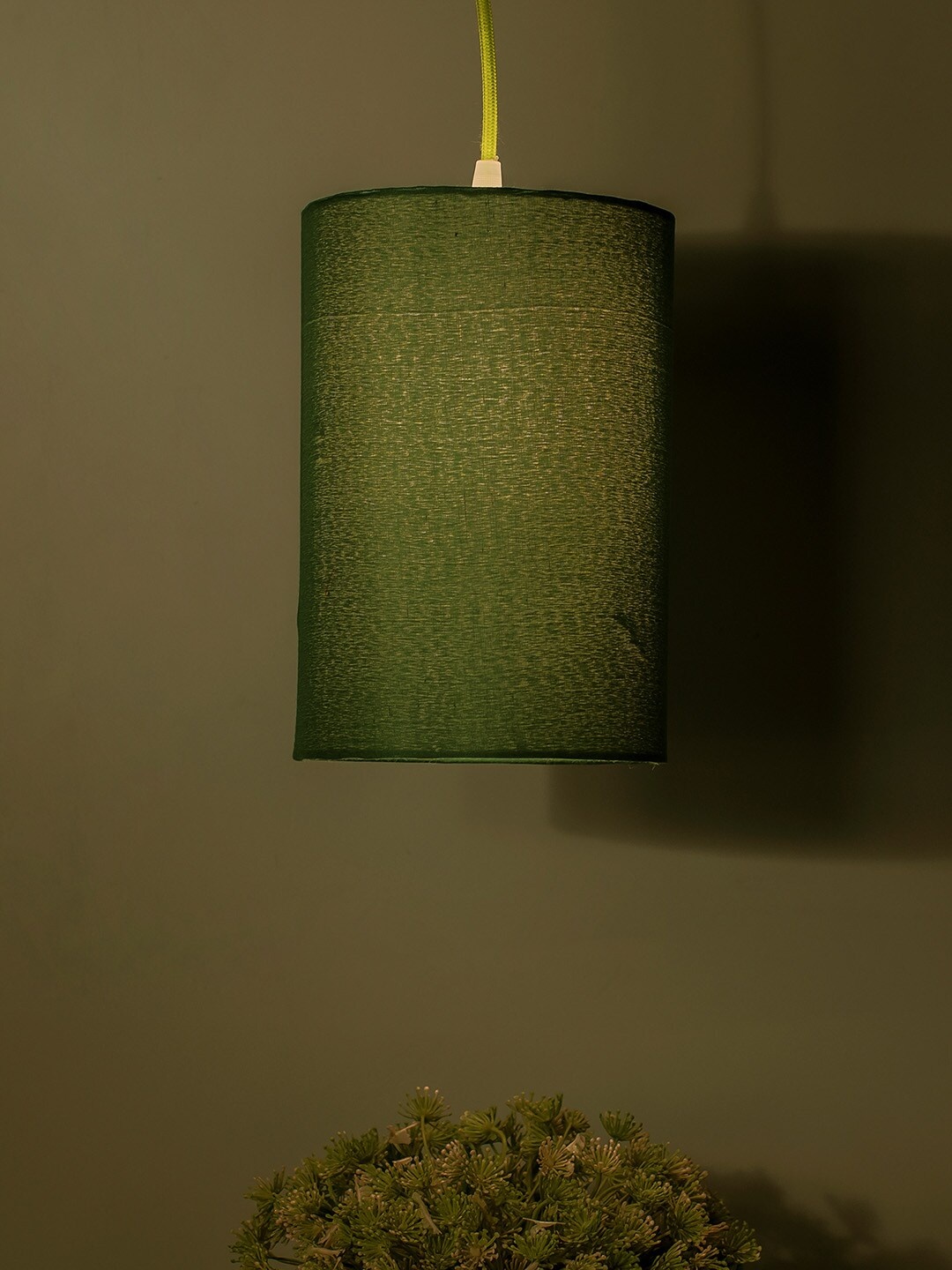 

Homesake Green Solid Handcrafted Hanging Lamp