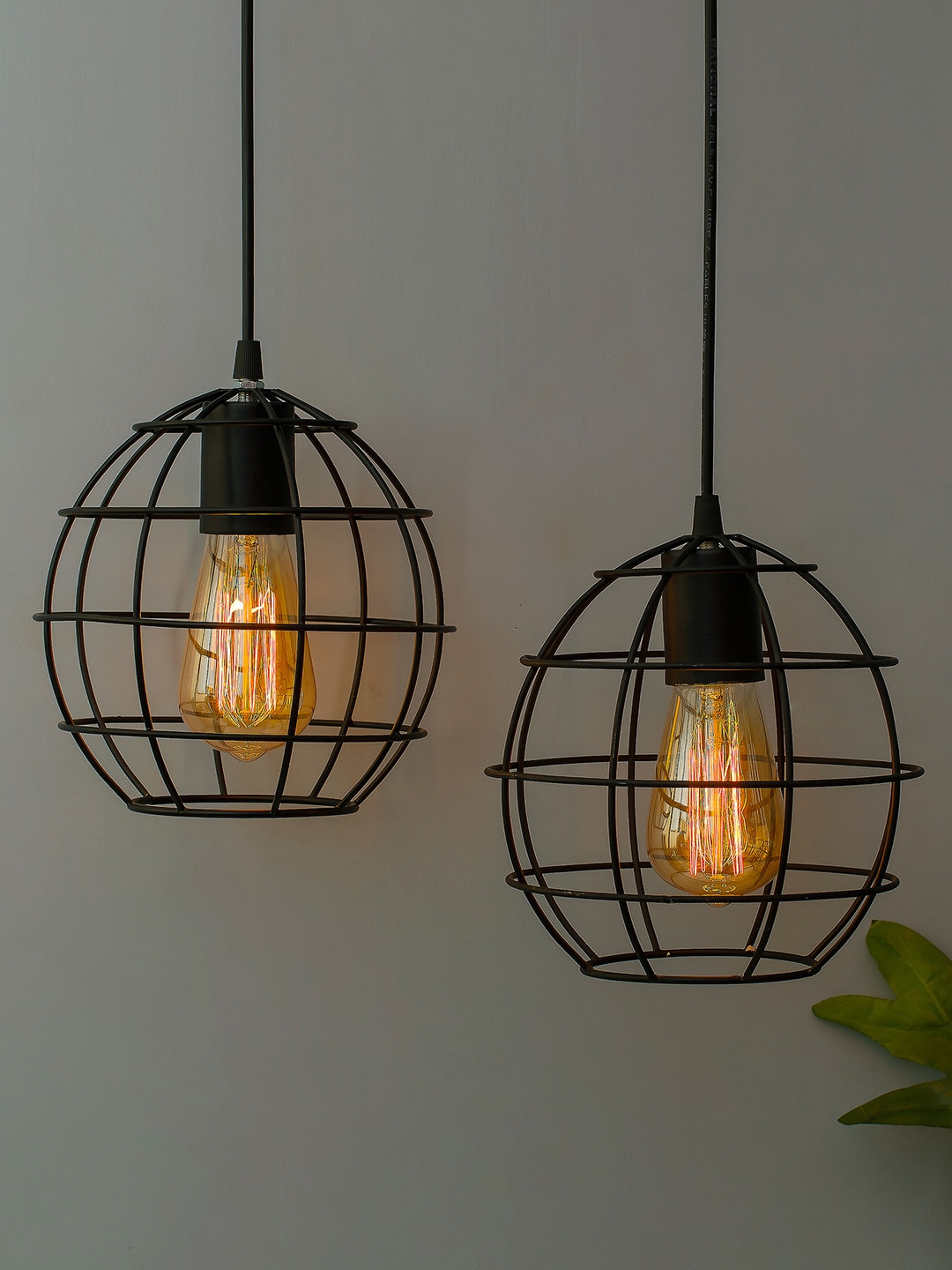 

Homesake Black Solid Handcrafted Hanging Lamp