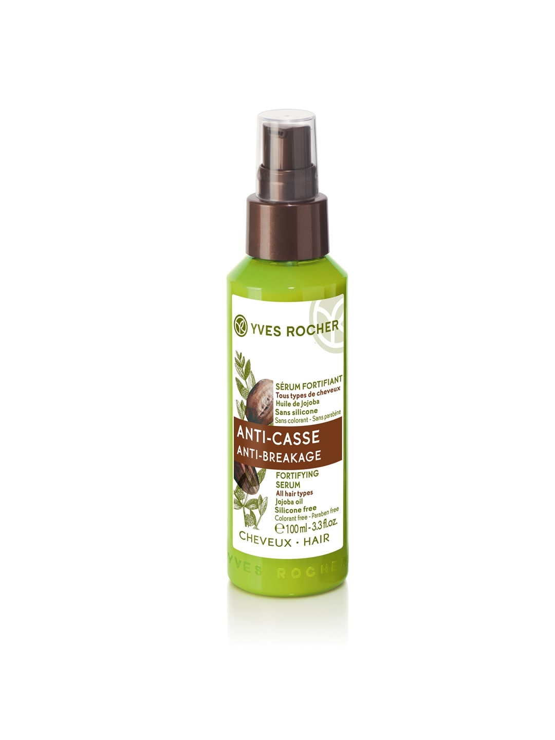 

YVES ROCHER Unisex Anti-Breakage Fortifying Serum 100 ml, Green