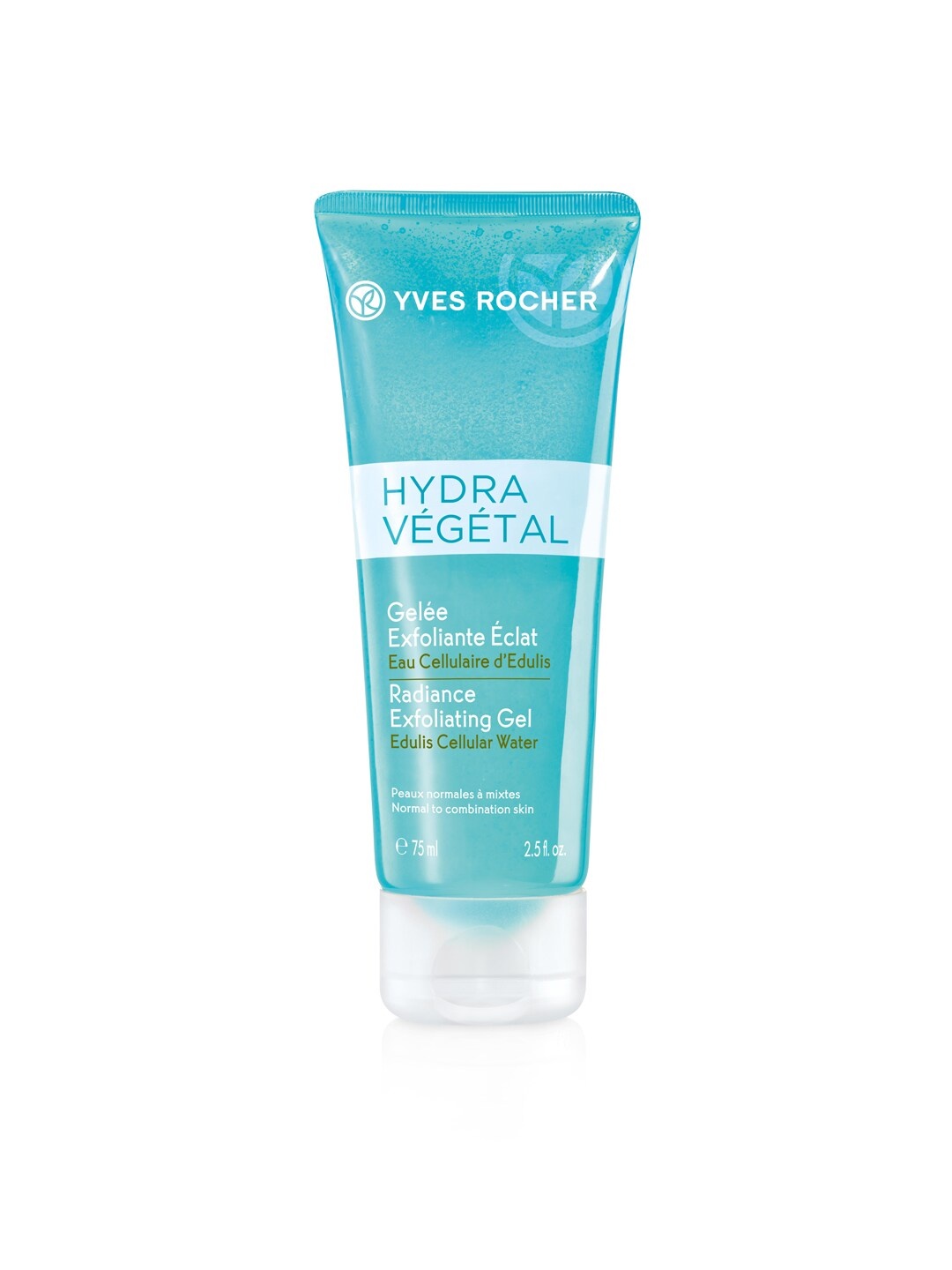 

Yves Rocher Hydra Vegetal Radiance Sustainable Exfoliating Gel 75 ml, Blue