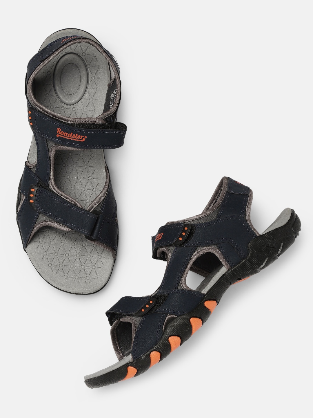 

The Roadster Lifestyle Co Men Navy Blue Sandals