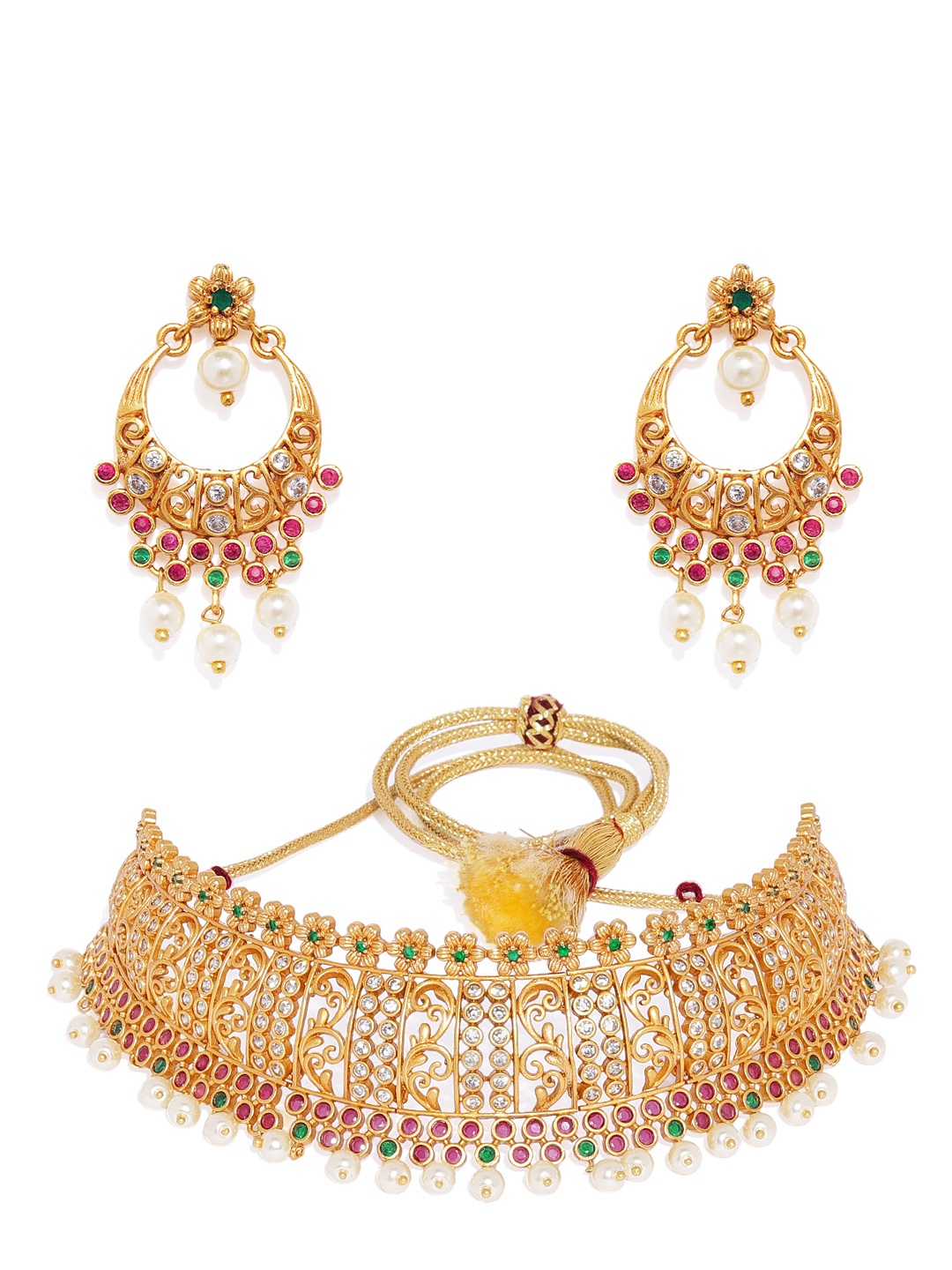 

Peora 18 K Gold-Plated Jewellery Set
