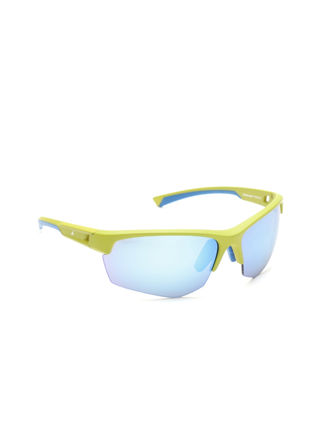 

Fastrack Men Mirrored Sports Sunglasses NBP387BU1, Blue