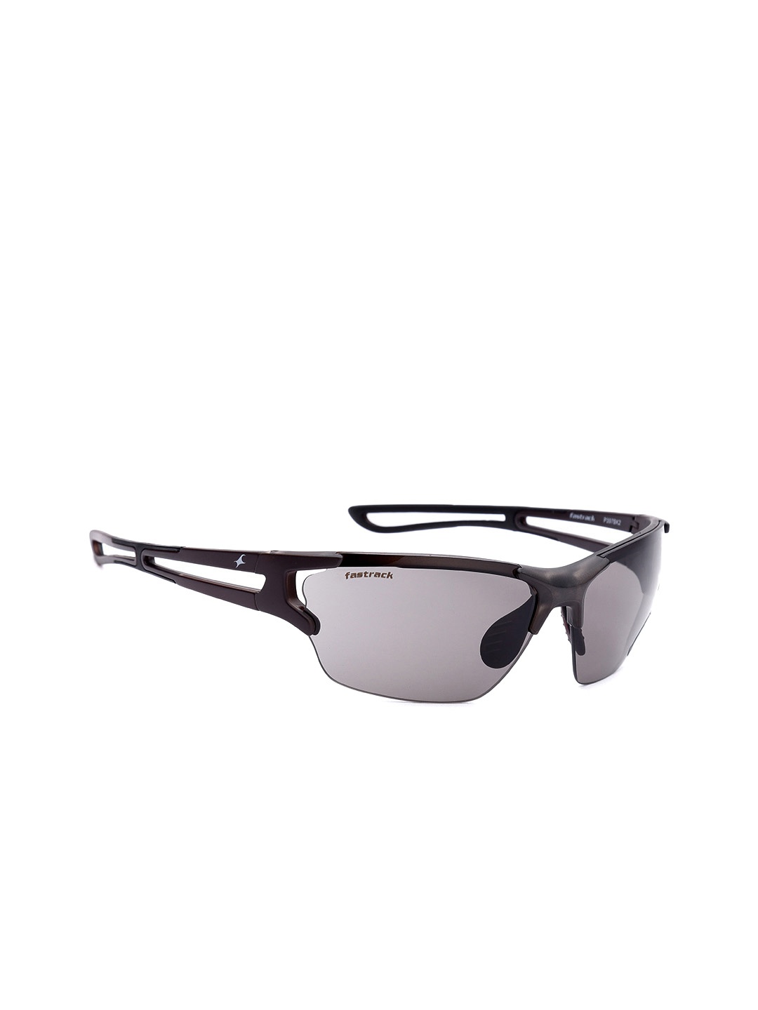 

Fastrack Men Shield Sunglasses NBP397BK2, Grey