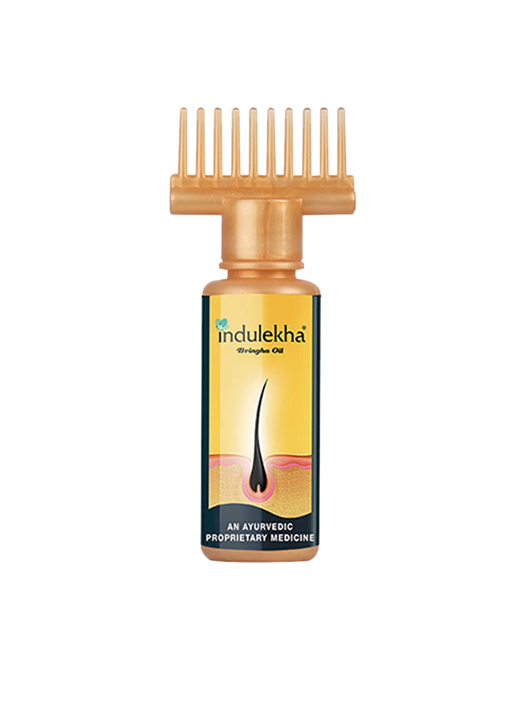 

indulekha Set of 2 Bringha Hair Oil, Gold