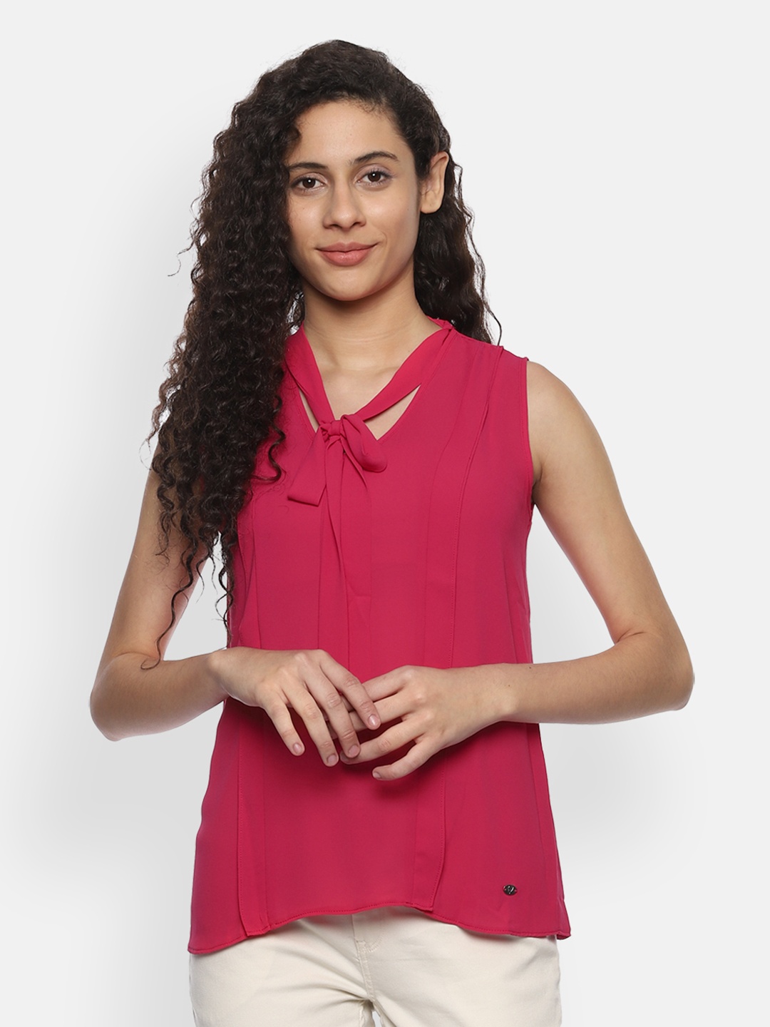 

Allen Solly Woman Women Fuchsia Solid Top