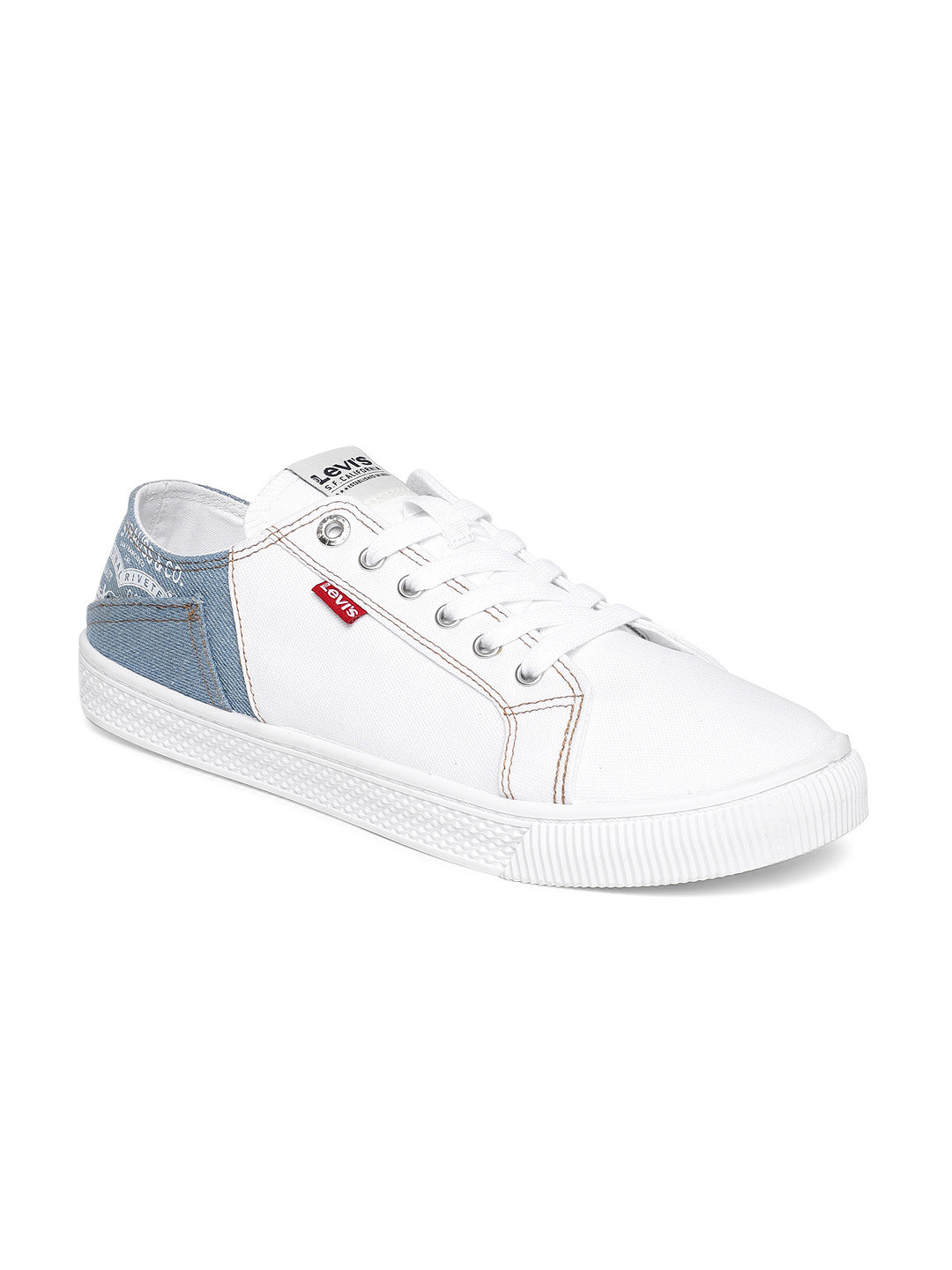 

Levis Men White Britton Casual Sneakers