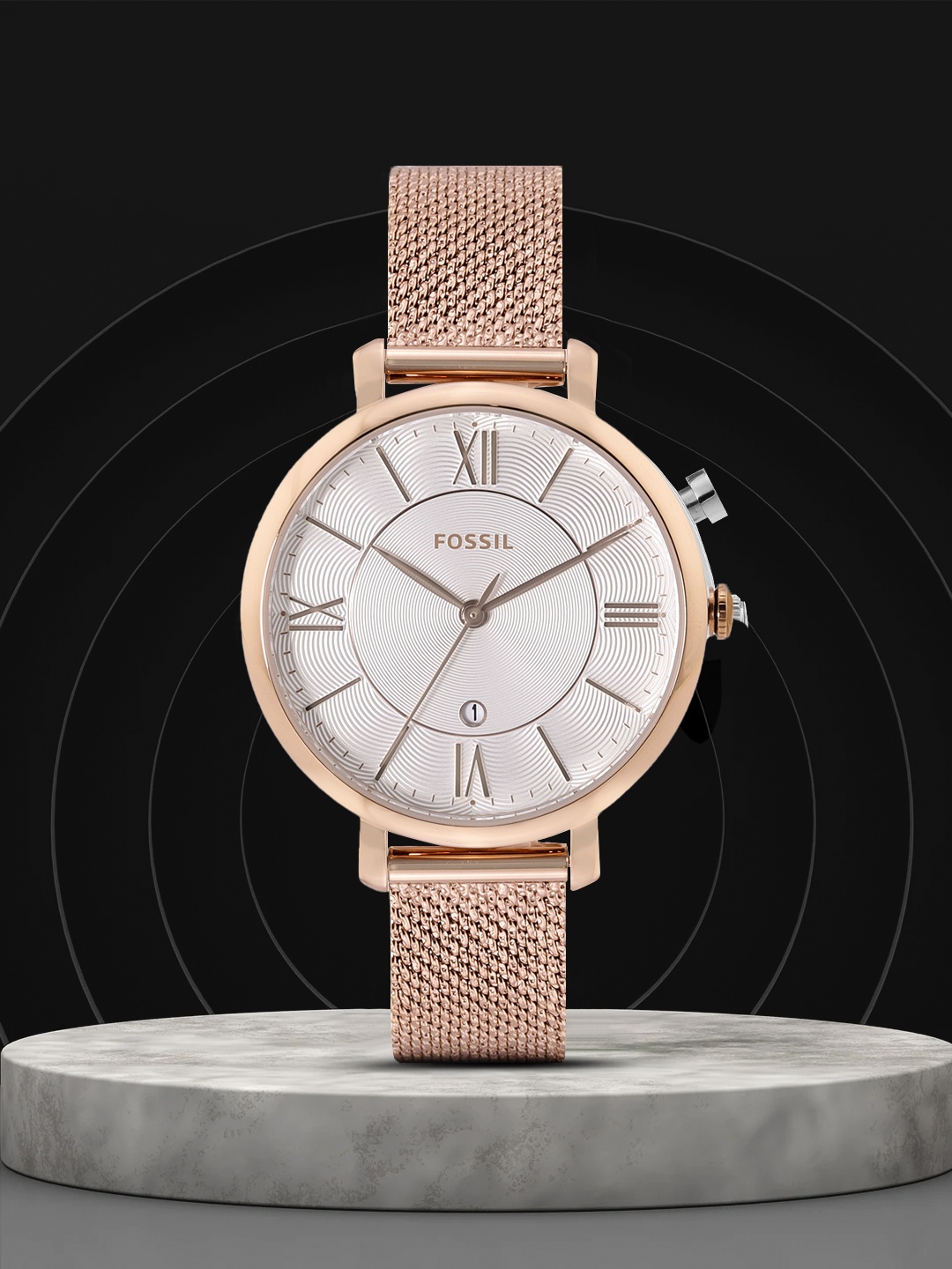 

Fossil Women Off-White Analogue Watch ES4352I