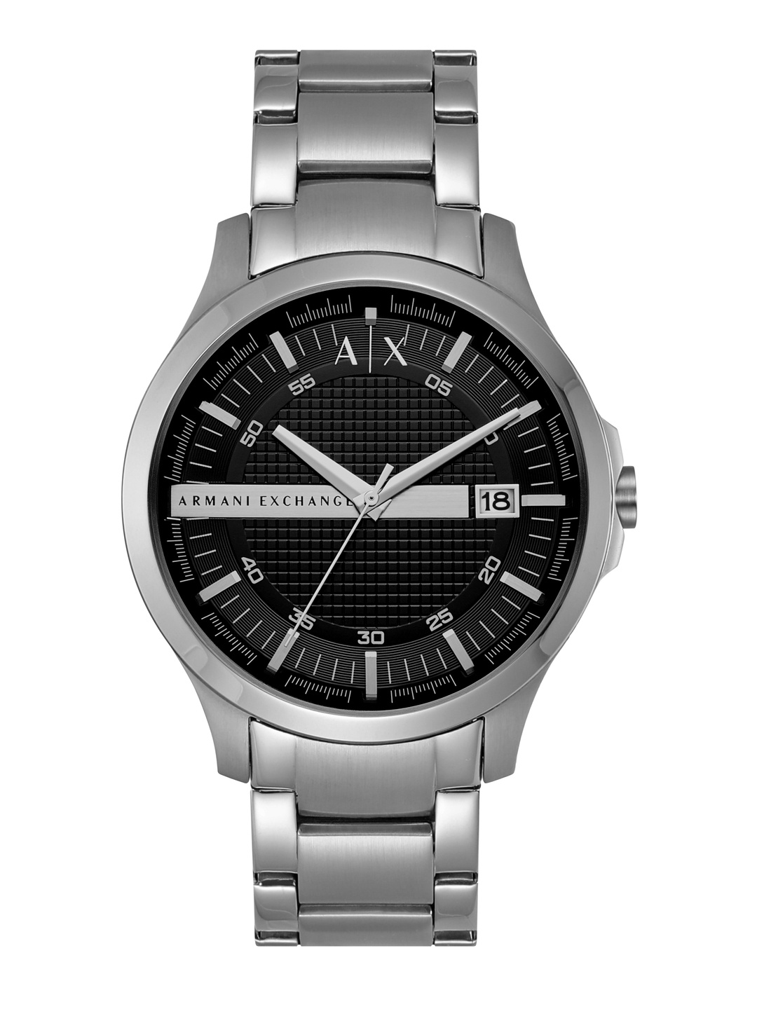 

Armani Exchange Men Black Hampton Analogue Watch AX2103