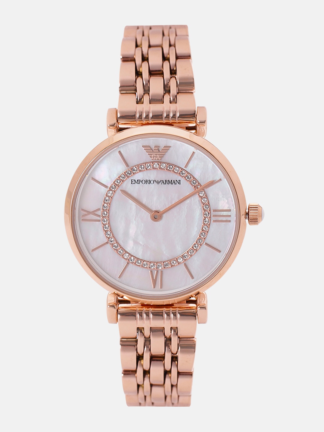

Emporio Armani Women Off-White Analogue Watch AR1909_SOR