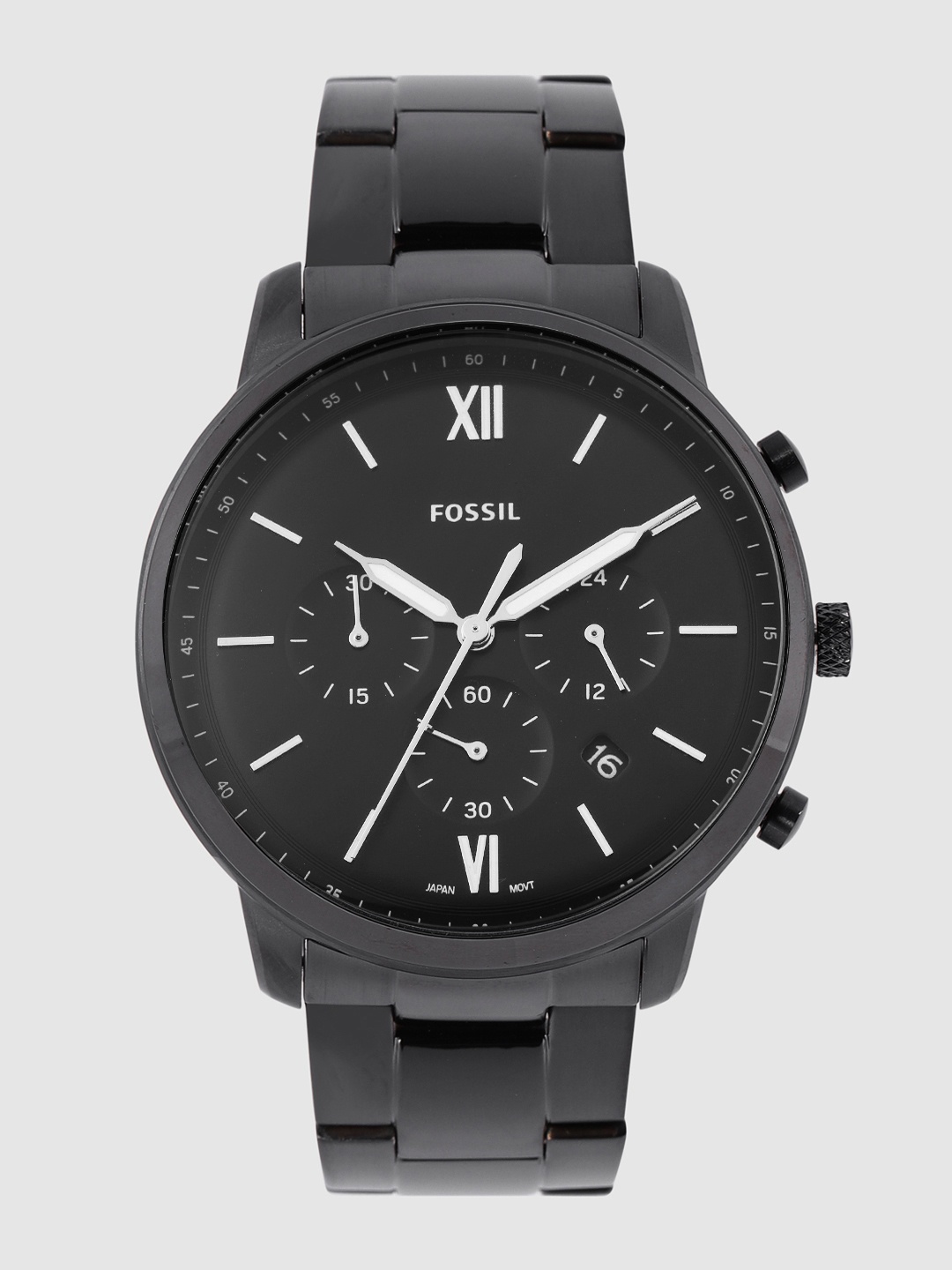 

Fossil Men Black Analogue Watch FS5474