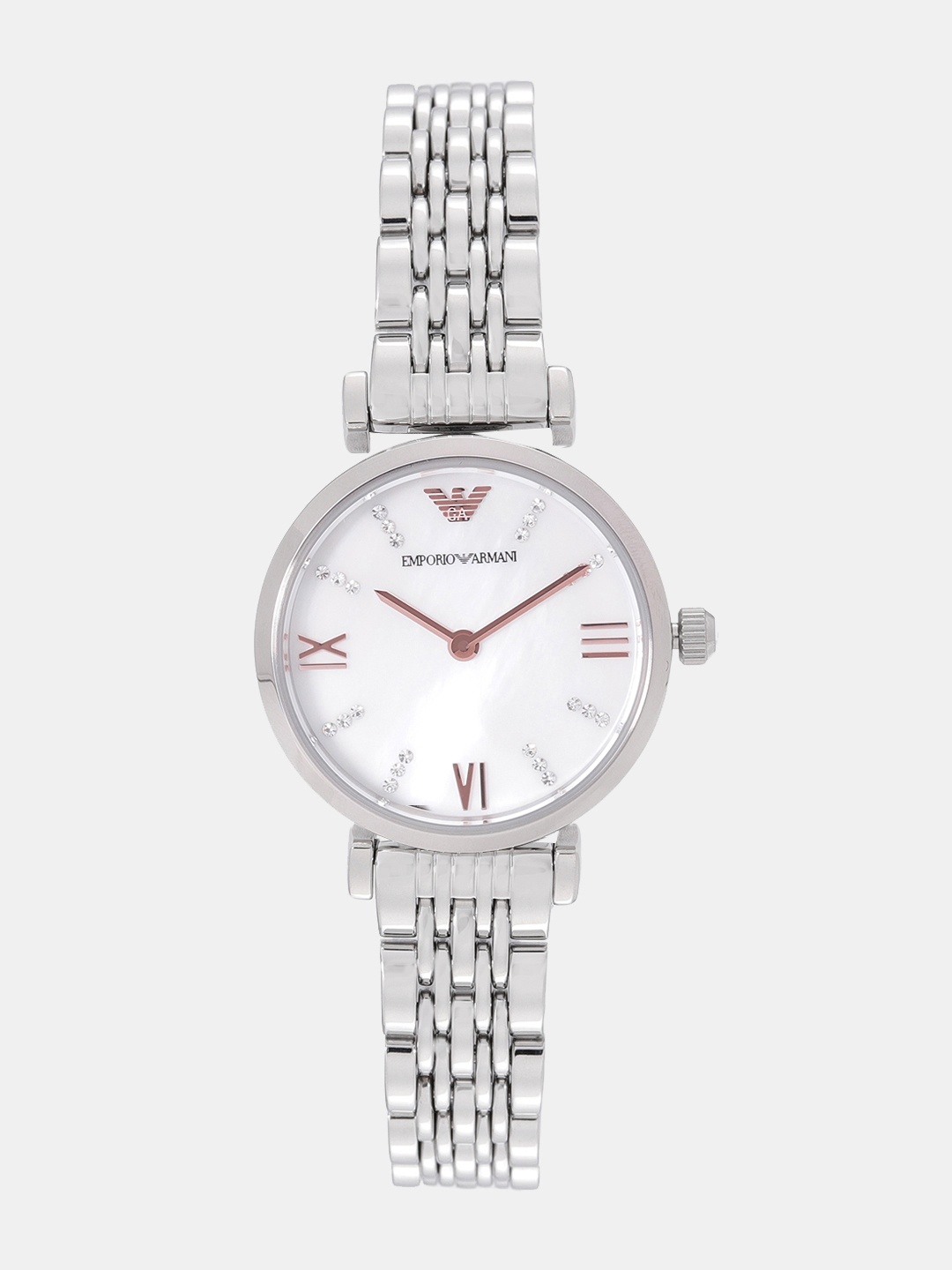 

Emporio Armani Women Off-White Analogue Watch AR11204_SOR