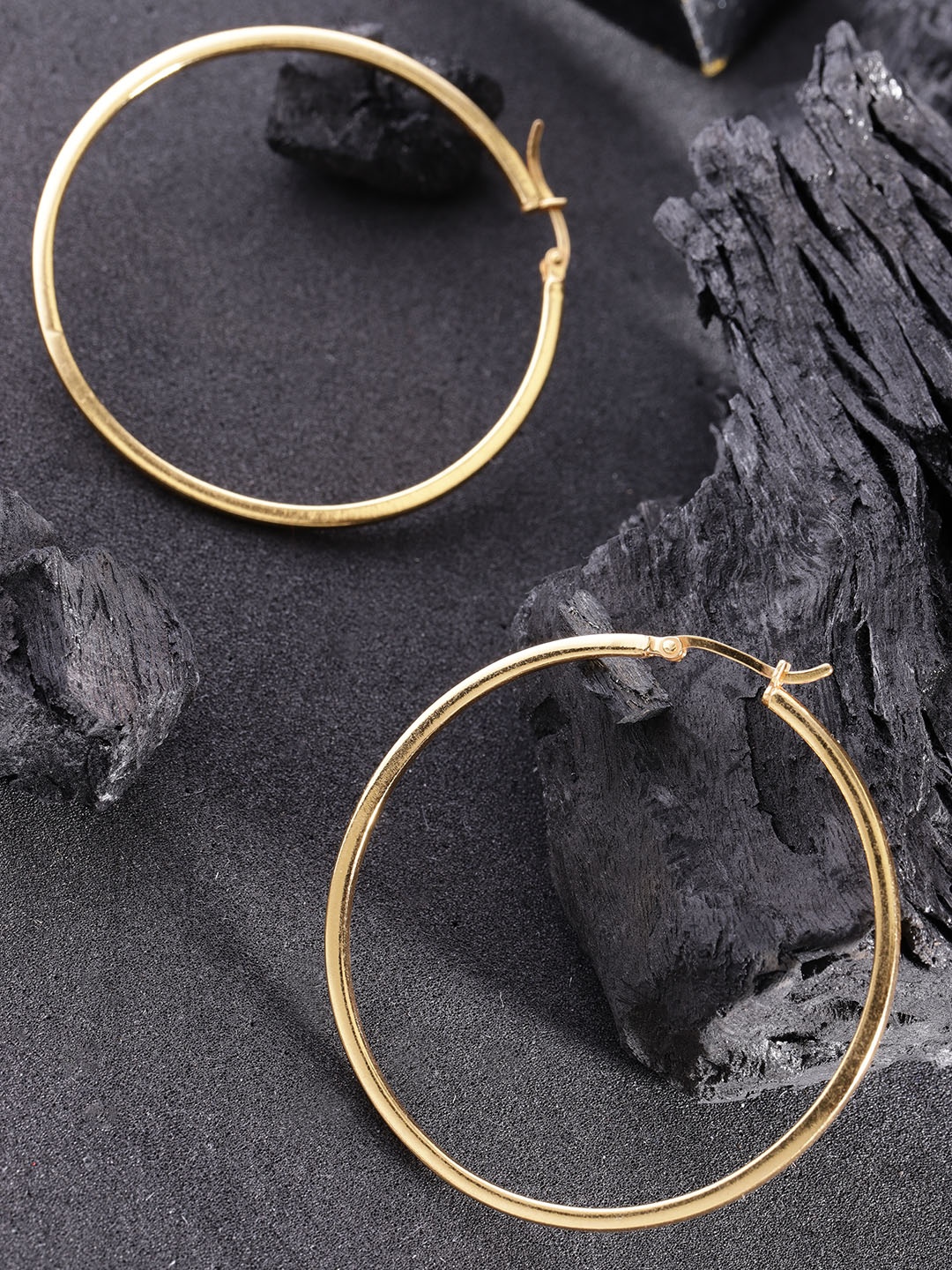 

Carlton London Gold Plated Hoop Earrings