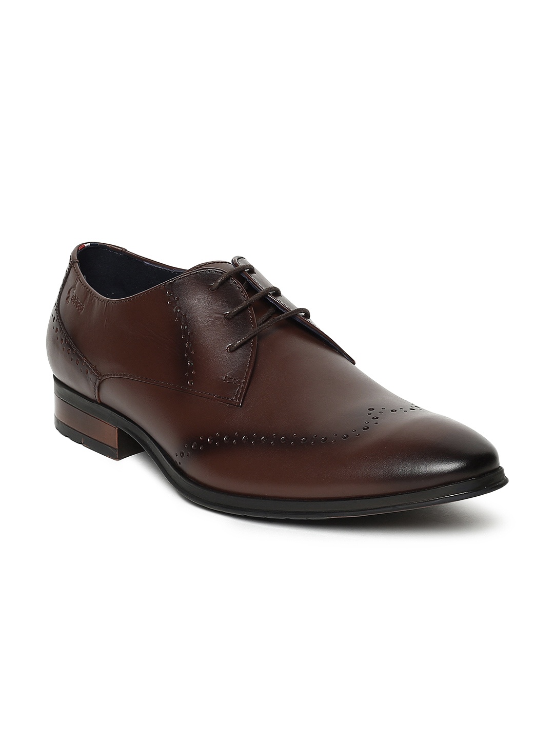 

GABICCI Men Brown Donny Grain Leather Brogue