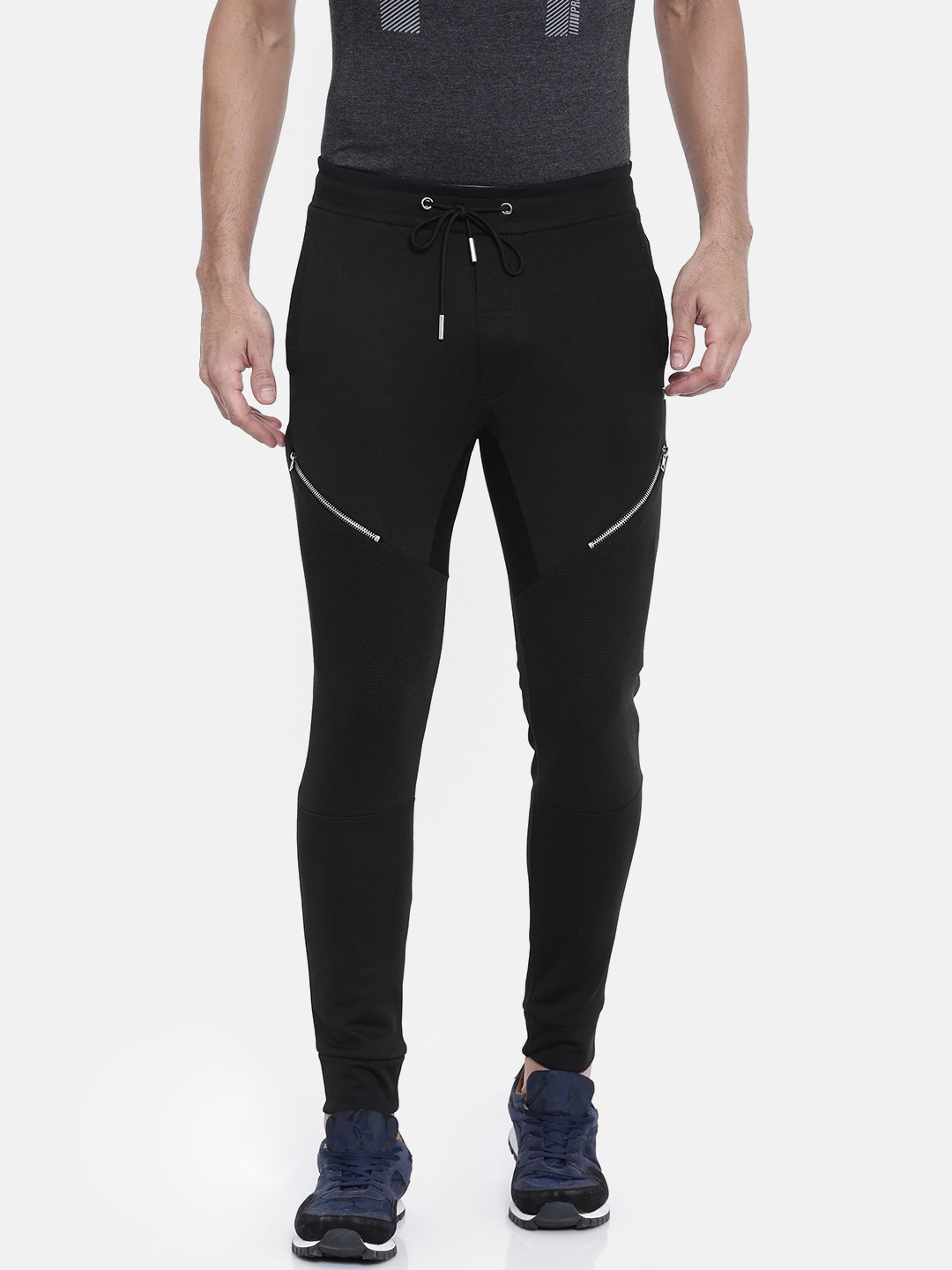 

Proline Active Men Black Slim Fit Bikee Joggers