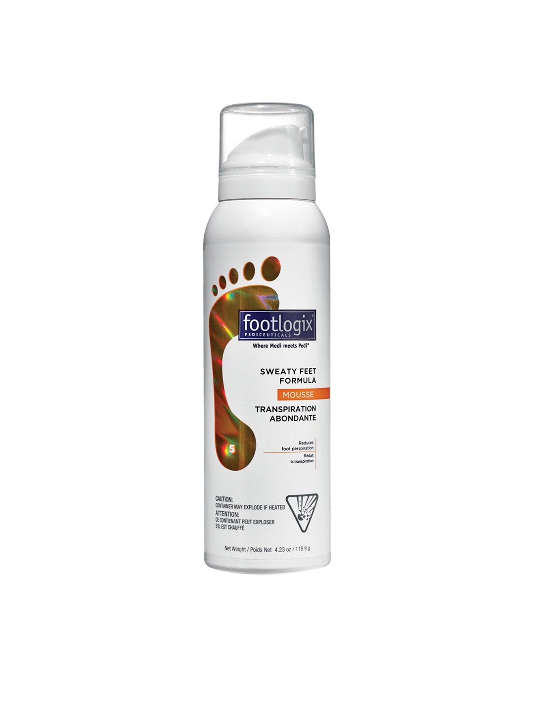 

Footlogix Unisex Sweaty Feet Formula 119.9 g, White