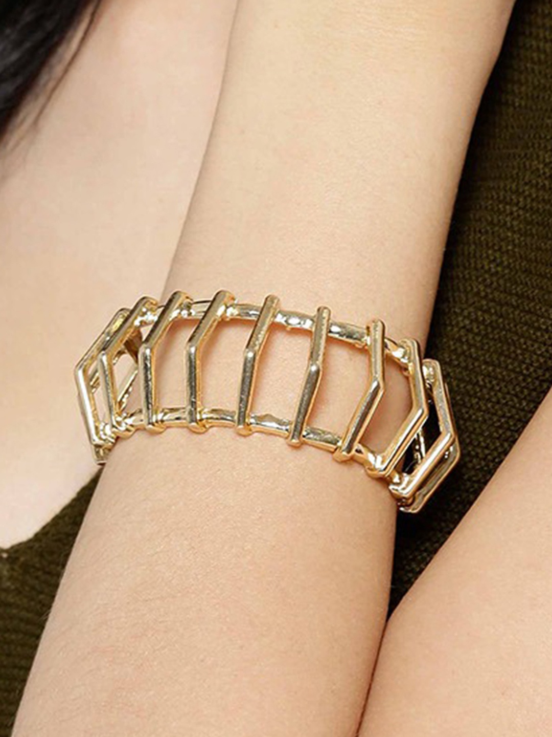 

KARATCART Gold-Plated Elasticated Bracelet