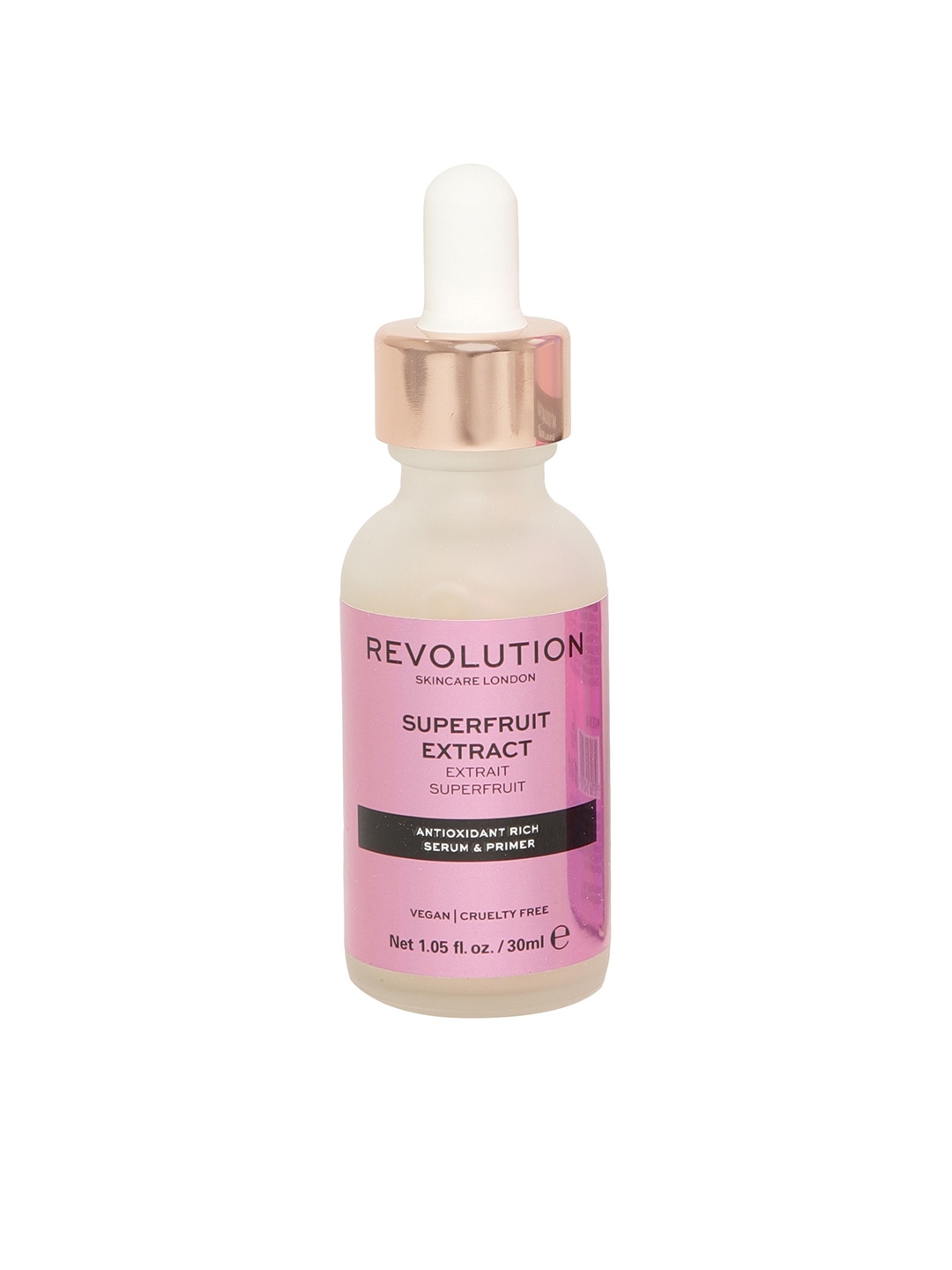 

Makeup Revolution London Women Superfruit Extract - Antioxidant Rich Serum & Primer, Pink